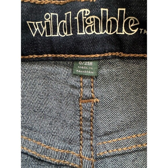 Women’s Jeans  High Rise Skinny Jean Blue Marker Stretch-wild Fable size 0/W25R - Picture 5 of 10